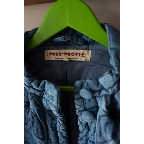 Free People Quinn Quilted Jacket Medium NEW - Picture 6 of 6